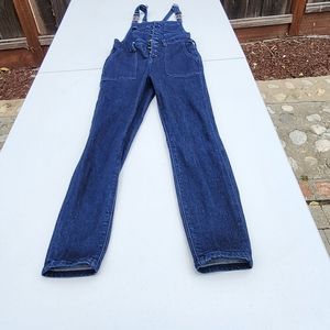 True Religion 25 Overalls Ultra High Rise Super Skinny used good condition
